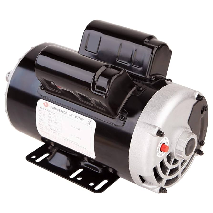‪❤︎ ℳ ‪‪❤︎‬ VEVOR 5HP Air Compressor Motor, 230V 22 Amps Electric Motor